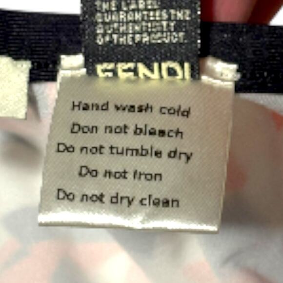 NWT Fendi Bikini - US Size 8 - Black/White/Orange Bold Abstract Geometric - Picture 4 of 16